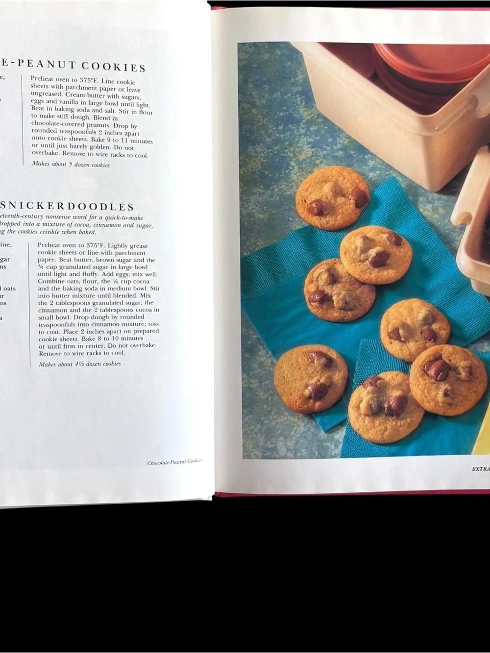 Vintage 1993 Tupperware Chocolate Lover’s Cookies Hardcover Cookbook